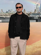 Leonardo DiCaprio One Battle After Another Suede Jacket