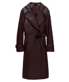 Only Murders in the Building Selena Gomez Brown Leather Coat