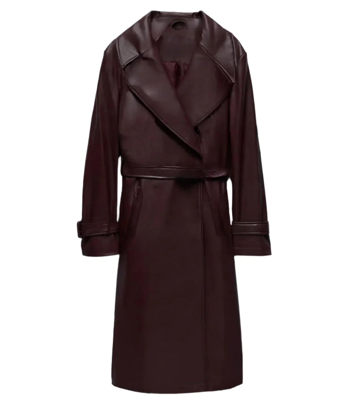 Only Murders in the Building Selena Gomez Brown Leather Coat
