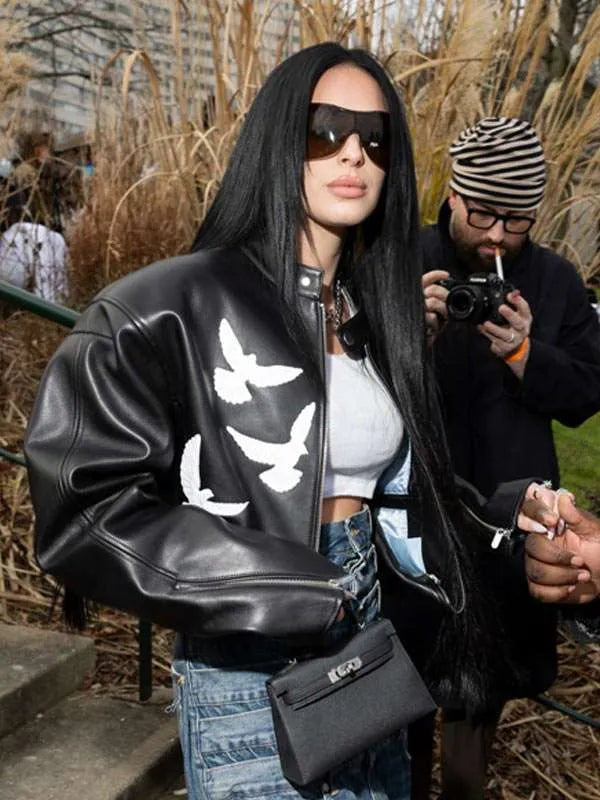 PFW 2026 Camilla Araujo Leather Jacket
