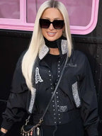 Paris Hilton 2026 Spring Campaign Black Jacket