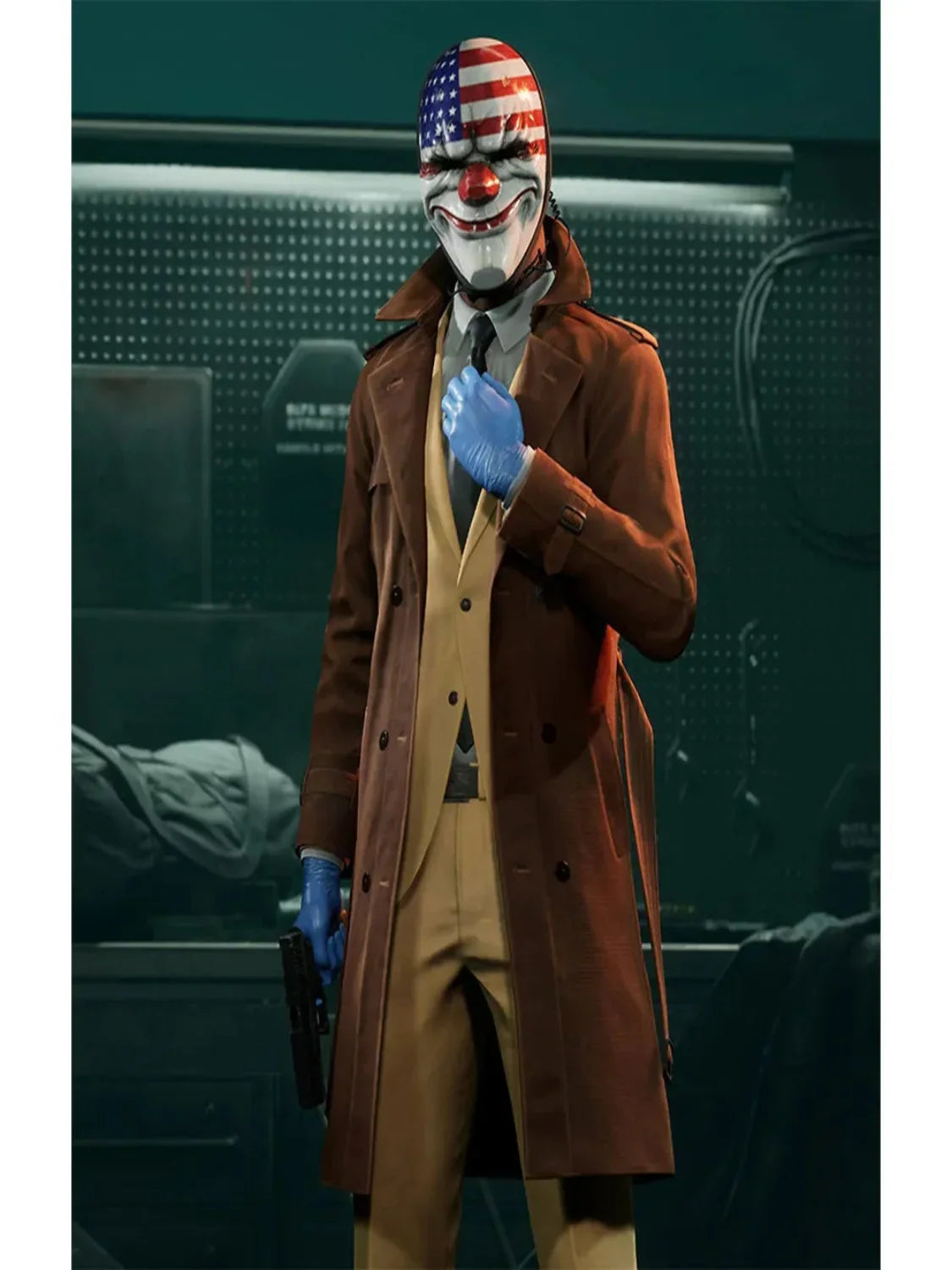 Payday 3 Video Game Dallas Trench Coat