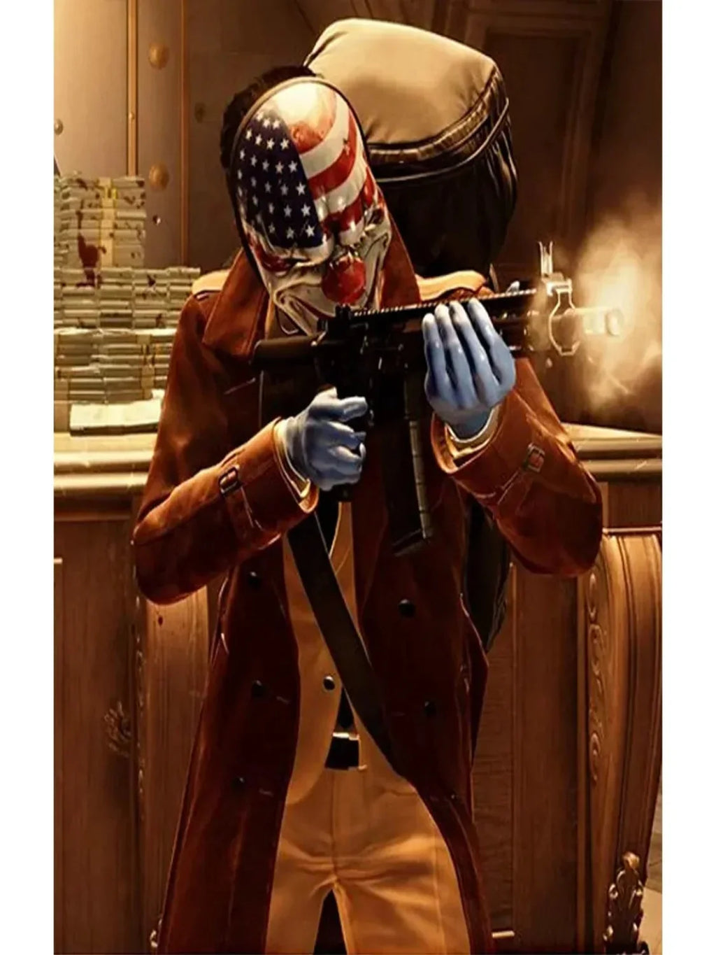 Payday 3 Video Game Dallas Trench Coat