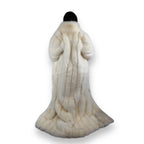 Faux Full Length Dragging Coat