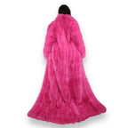 Faux Full Length Dragging Coat