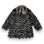 Double Sided Fur/Rain Coat