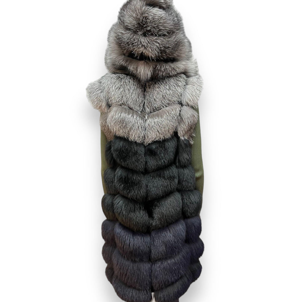 3/4 Fox Vest with Hood