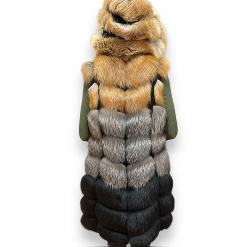 3/4 Fox Vest with Hood