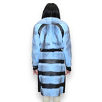 Mink Coat with Leather Trim