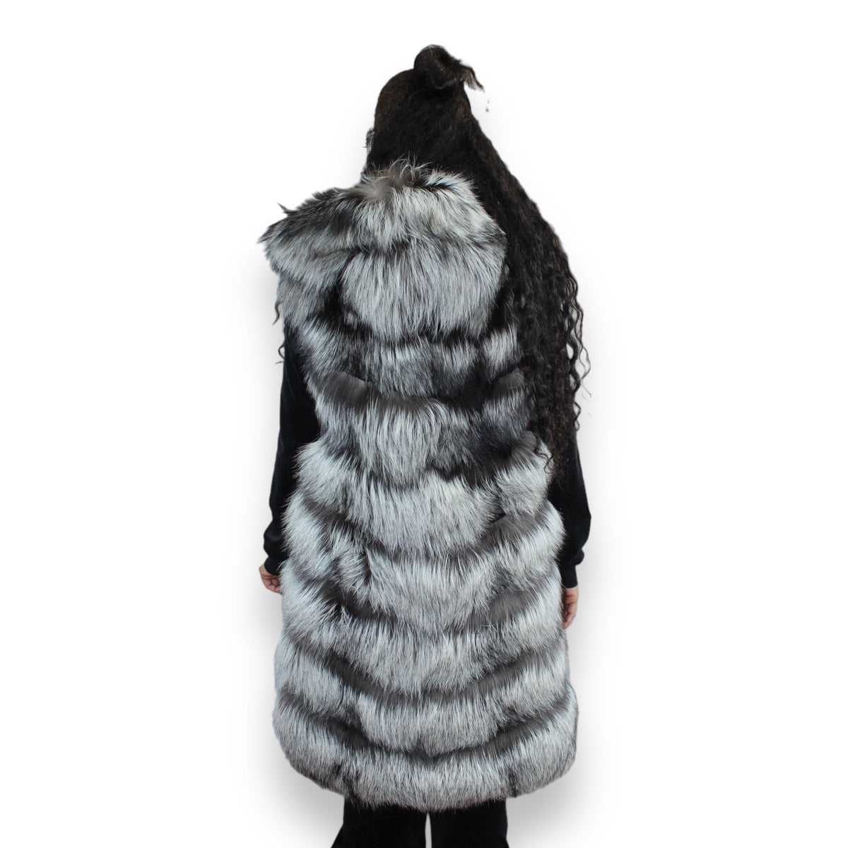 3/4 Fox Vest with Hood