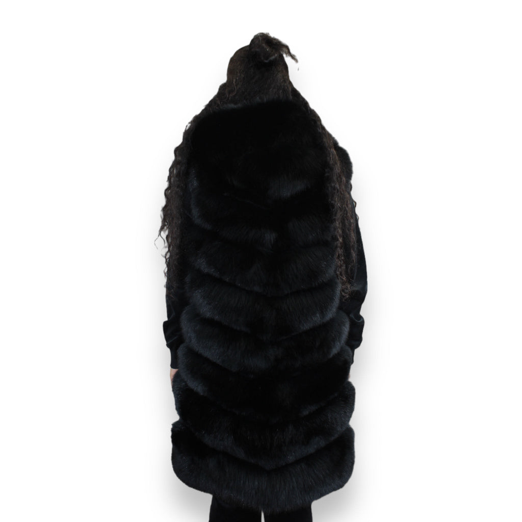 3/4 Fox Vest with Hood