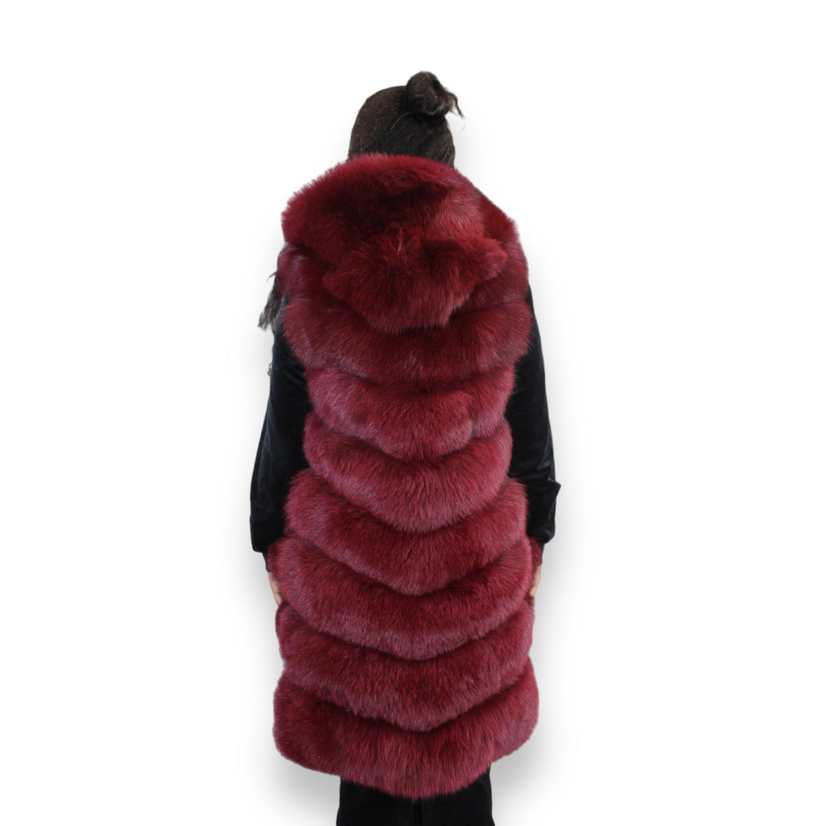 3/4 Fox Vest with Hood