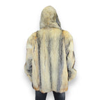 Golden Island Fox Face Vest with Hood