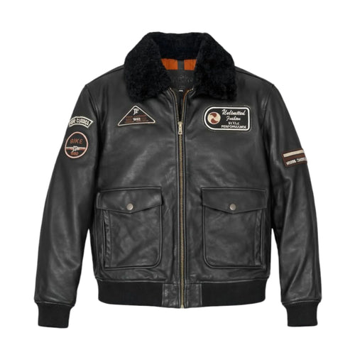A2 Flight Jacket with Patches