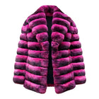 3/4 Chinchilla Coat with Full Collar