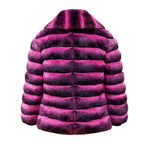 3/4 Chinchilla Coat with Full Collar