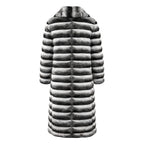 Full Length Chinchilla Coat with Collar