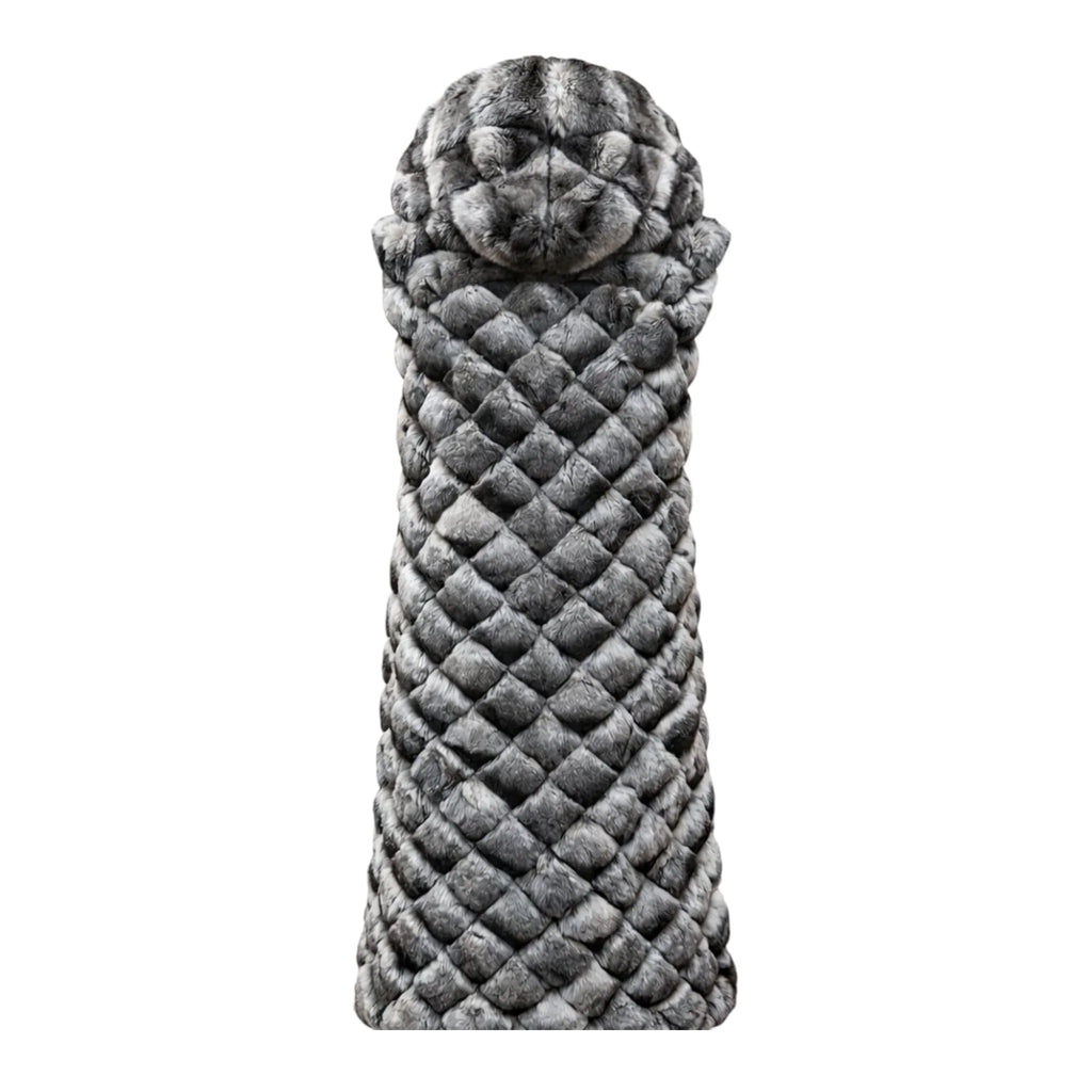 Full Length Diamond Cut Chinchilla Vest