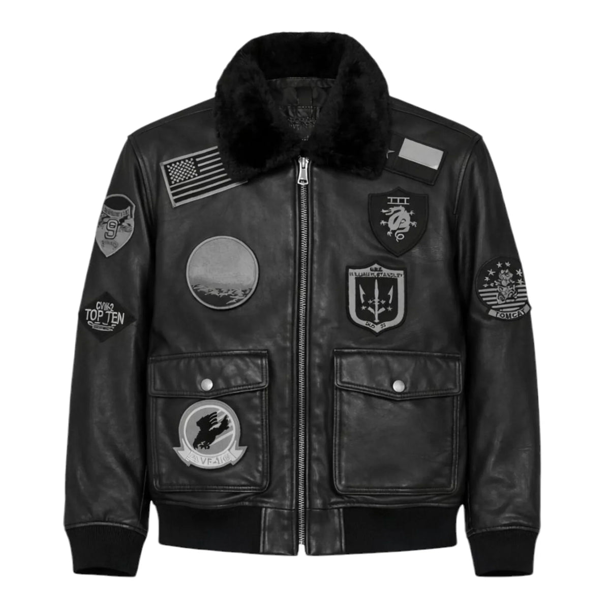 Blackout Command Aviator Jacket
