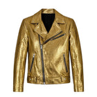Biker Style Python Jacket
