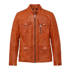 Heritage Lambskin Four Pockets Jean Jacket