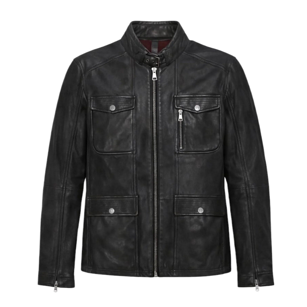 Heritage Lambskin Four Pockets Jean Jacket
