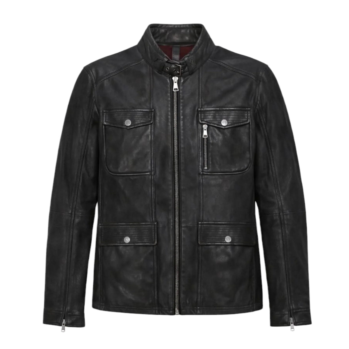 Heritage Lambskin Four Pockets Jean Jacket
