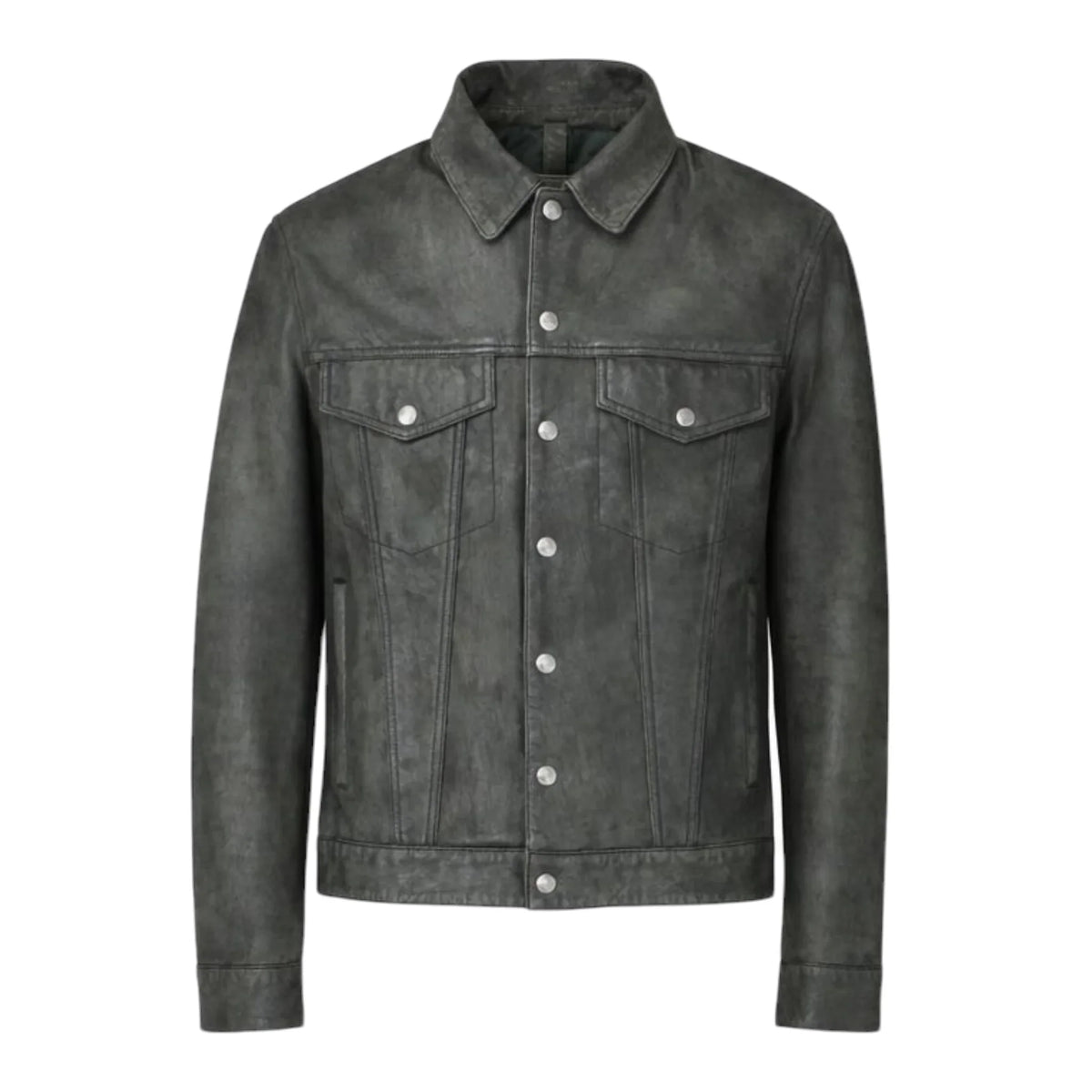 Suede Jean Jacket