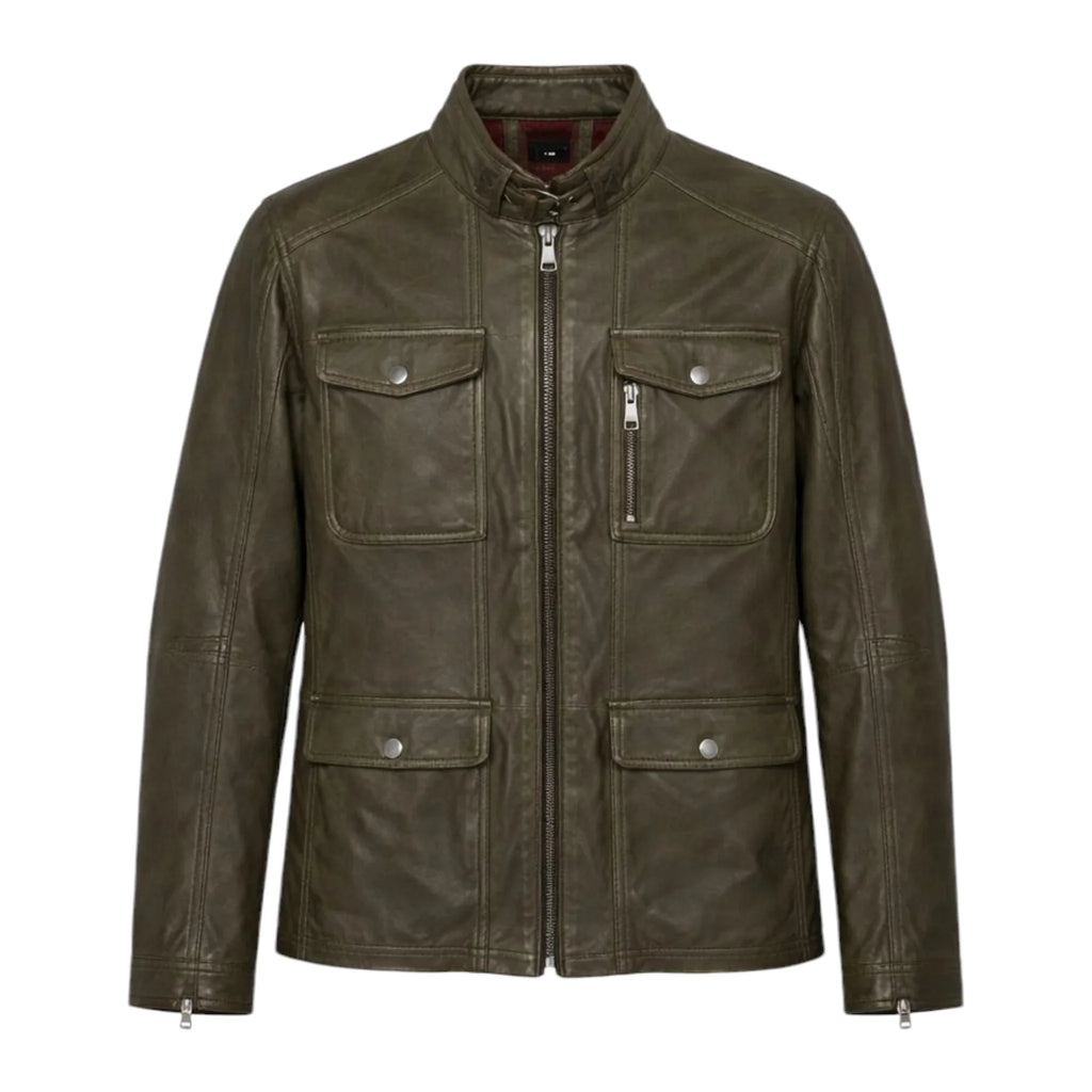 Heritage Lambskin Four Pockets Jean Jacket