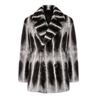 3/4 Rex Rabbit Double Breasted Coat