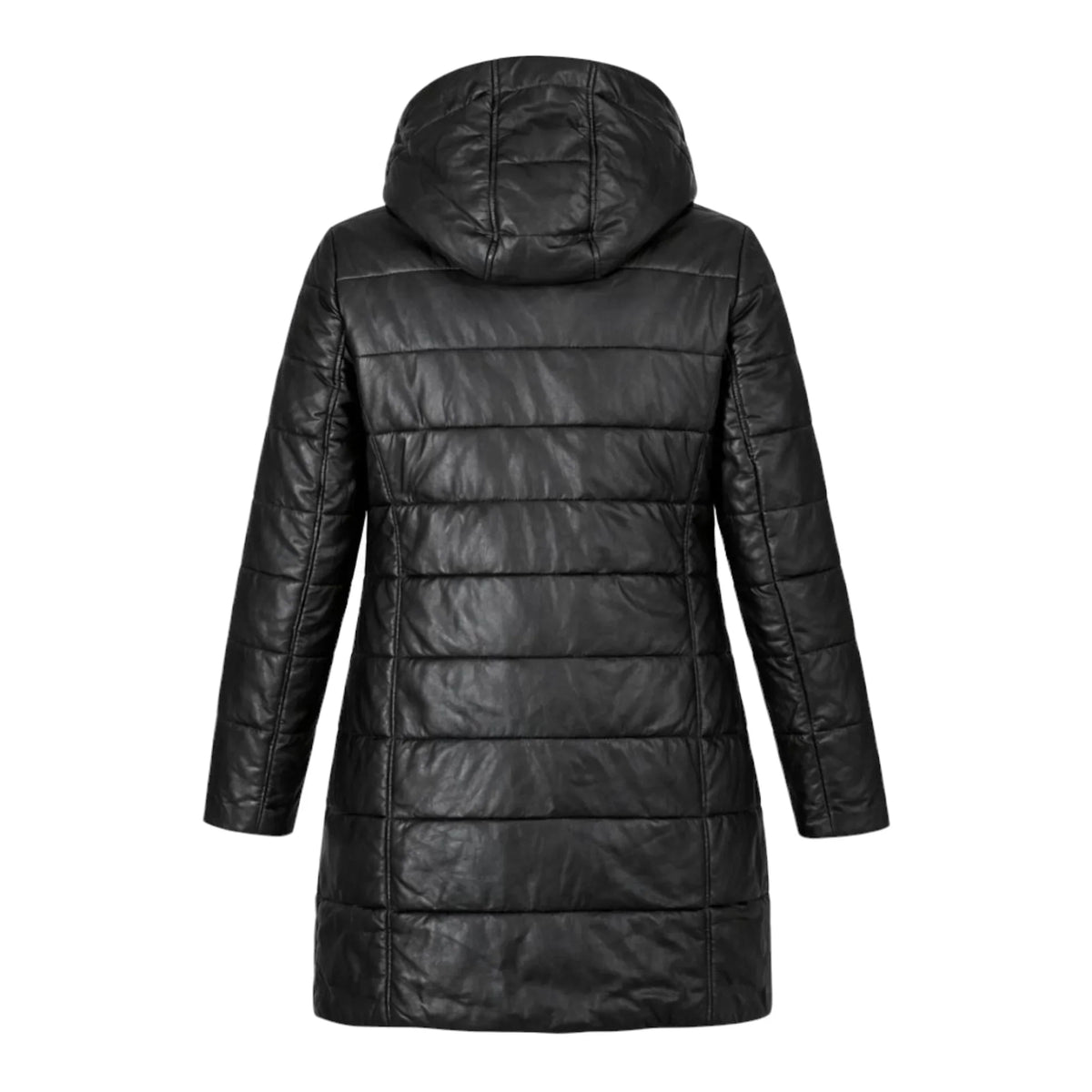 Leather Bubble Jacket