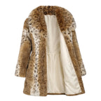 Lynx Trench Coat with Collar