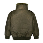Leather Jacket with Furry Collar