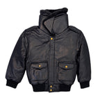 Leather Jacket with Furry Collar