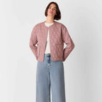 Pink Quilted Jacket for Women