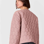 Pink Quilted Jacket for Women