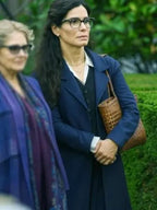 Sandra Bullock Practical Magic 2 Blue Fabric Coat