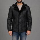 Premium Double Face Shearling Leather Jacket - Luxury Winter Look