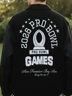 Pro Bowl Games 2026 Black Varsity Jacket