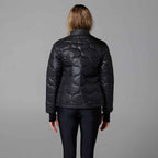 Quilted Bomber Jacket in Black Colour For Women