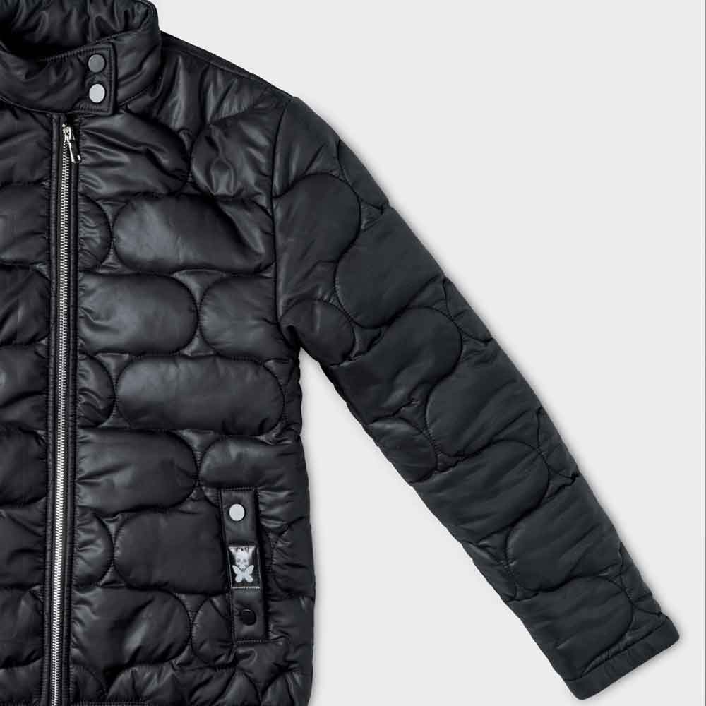 Quilted Bomber Jacket in Black Colour For Women