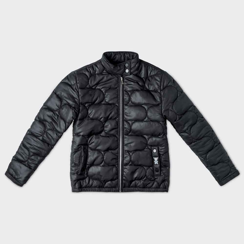 Quilted Bomber Jacket in Black Colour For Women