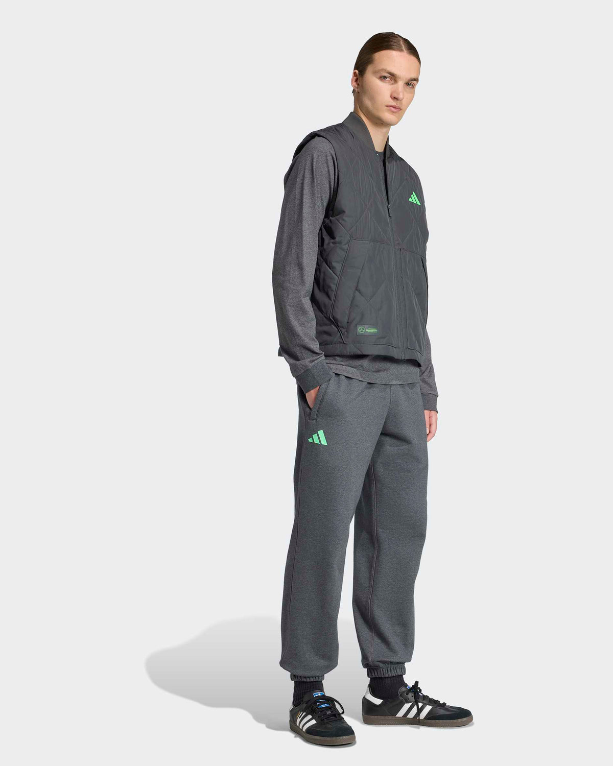 Mens Premium Sweat Vest Grey