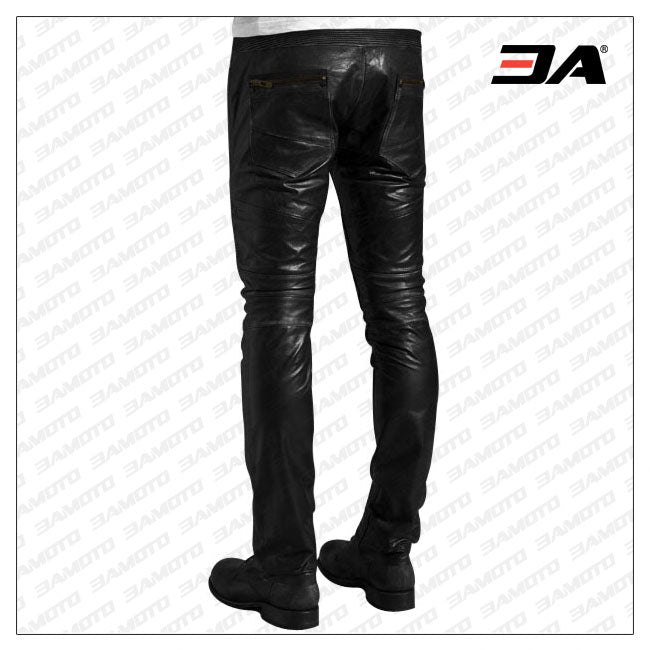 Roguish And Downtown Styled Leather Pant