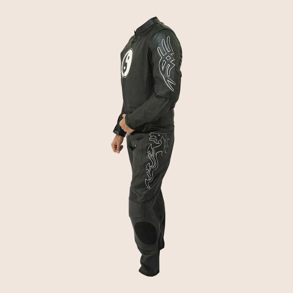 Angel Motorbike Racing Leather Suit