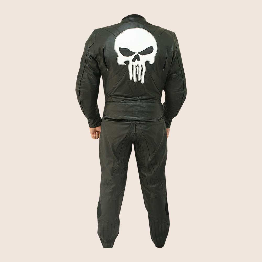 Men's Motorbike Racing Leather Suit