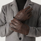 Ralph Brown Leather Dress Gloves