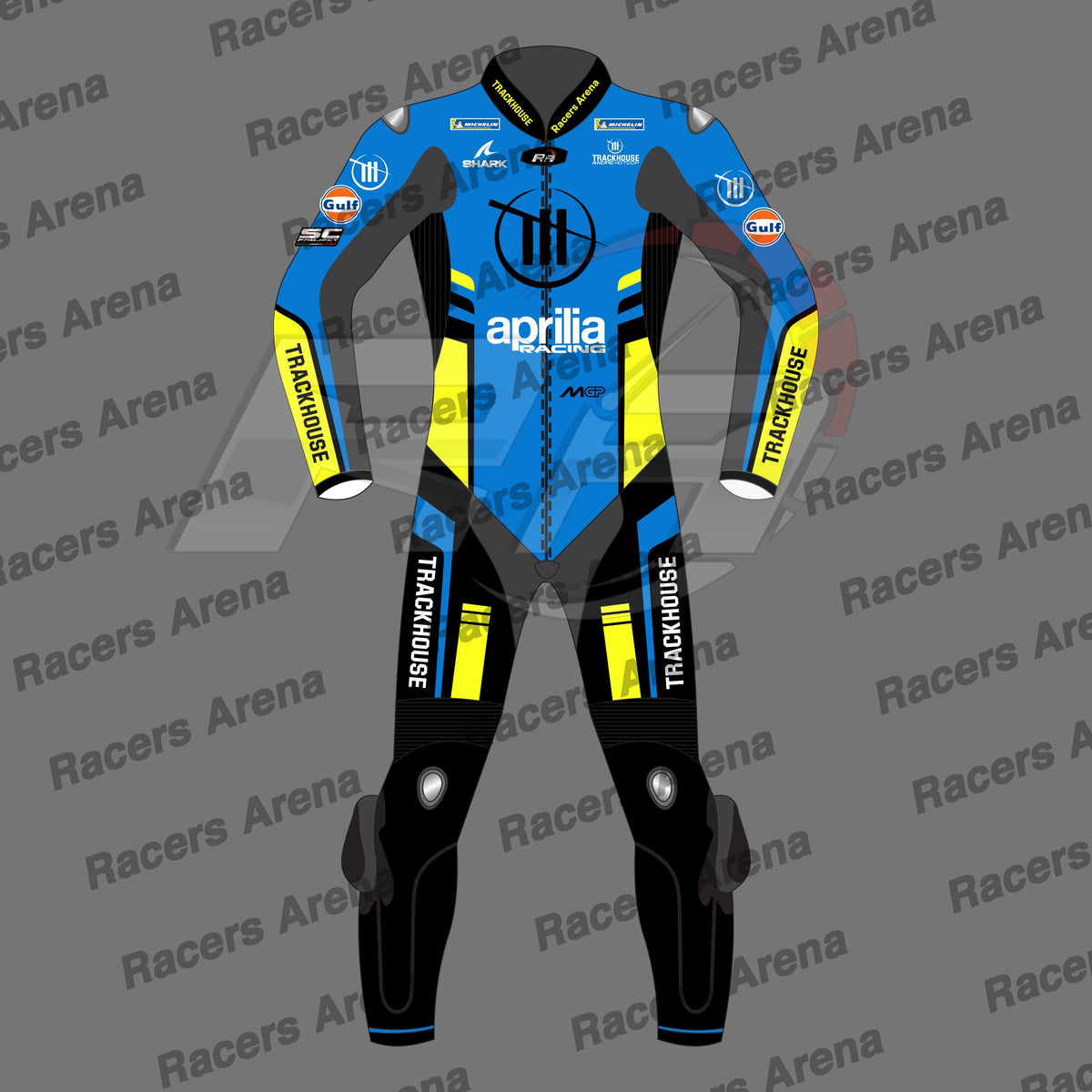 Raul Fernandez Aprilia MotoGP 2025 Track Leather Race Suit