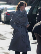 Rebecca Hall The Beauty 2026 Grey Coat