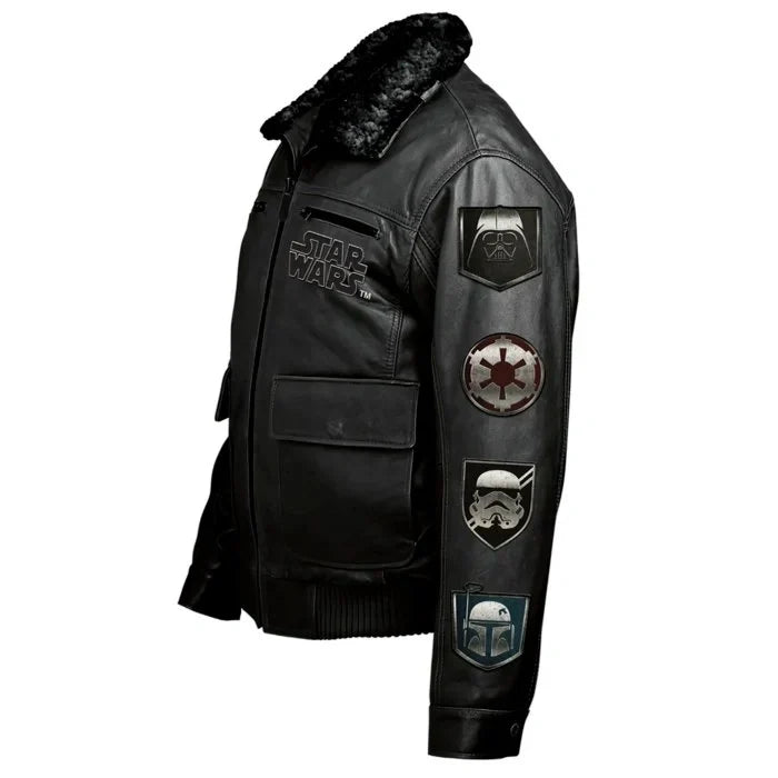 Rebel Star Wars Black Bomber Jacket